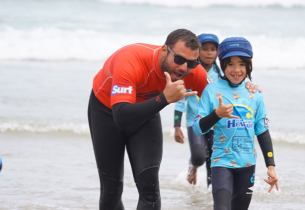 cours de surf hendaye